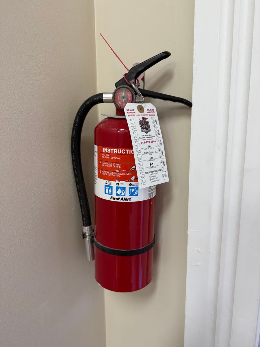 Broadway Mortgage Group fire extinguisher job in Gallatin, TN