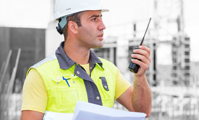 Construction site requiring fire protection compliance