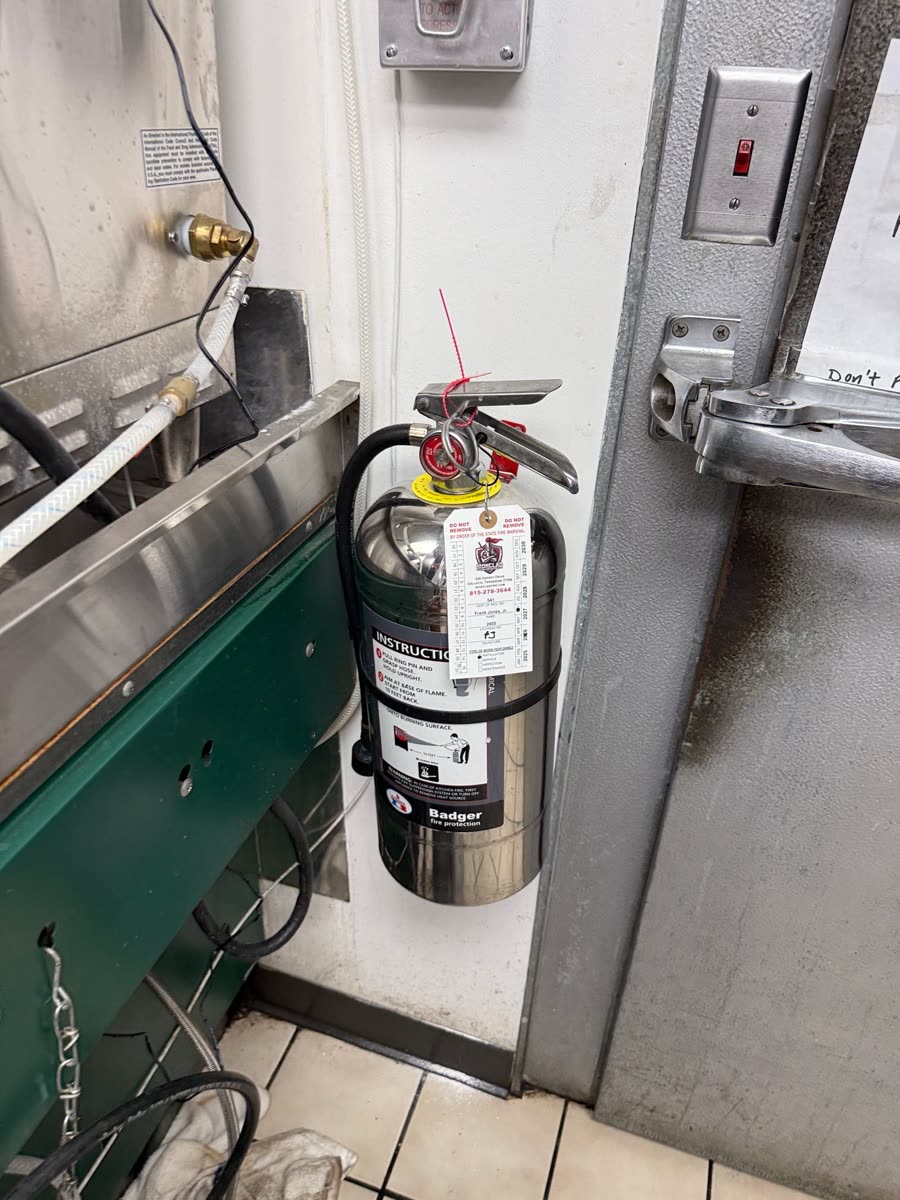Exxon fire extinguisher job in Hendersonville, TN