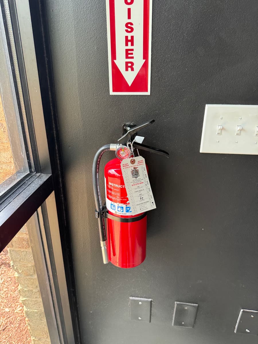 Fight Zone Jiu Jitsu fire extinguisher job in Murfreesboro, TN