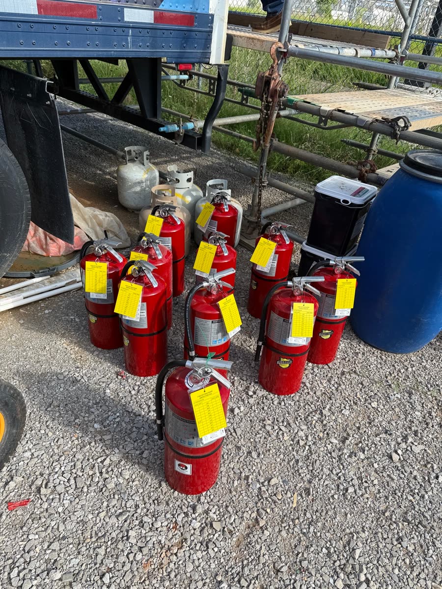 Richard EPC fire extinguisher job in Clarksville, TN